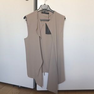 Zara beige vest